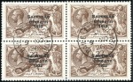 Stamp of Ireland 2s6d Chocolate-brown to 10s dull grey-blue, used b