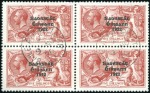 Stamp of Ireland 2s6d Chocolate-brown to 10s dull grey-blue, used b