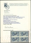 Stamp of Ireland 10s Grey-blue, mint nh block of four from the comp