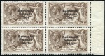Stamp of Ireland 2s6d Chocolate-brown to 10s dull grey-blue, mint m