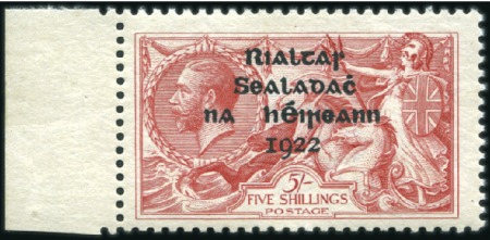 Stamp of Ireland 2s6d Grey-brown to 10s dull grey-blue, mint margin