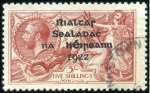 Stamp of Ireland 2s6d Grey-brown to 10s dull grey-blue, used set, w