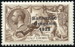 Stamp of Ireland 2s6d Chocolate-brown to 10s dull grey-blue, comple