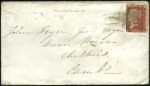 Stamp of Great Britain » 1854-70 Perforated Line Engraved 1859 Pair of covers with Pencaitland Scottish canc