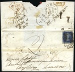 Stamp of Ireland 1841 (Dec 9) Cover from Carlingford to London with