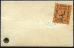 Stamp of Great Britain » Locals HERM ISLAND: 1952 (Aug) Miniature envelope with 1s