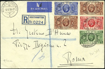 Stamp of Great Britain » King George V 1935 (May 7) First day cover of the Silver Jubilee