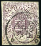 Stamp of Luxembourg 1852-1994, Attractive mint & used collection mount
