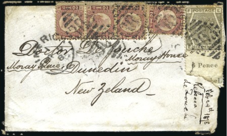 Stamp of Ireland 1878 (Mar 6) Mourning envelope from Limerick to Ne