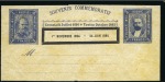 Stamp of Russia » Russia Imperial Pre-Stamp Postal History 1894 Commemorative postal stationery wrappers (3) 
