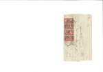 Stamp of Great Britain » 1854-70 Perforated Line Engraved 1856 (Feb 14) Lettersheet from Magdalen College at