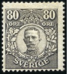 Stamp of Sweden 1855-1988, Attractive mint & used collection in on