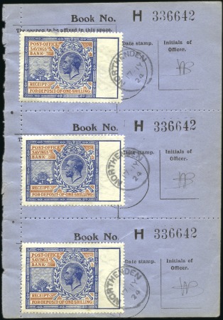 Stamp of Great Britain » King George V 1924 (July 17) Complete page of Post Office Saving