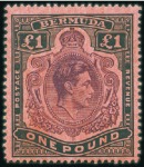 Stamp of Bermuda 1865-1965, Mint & used collection on hingeless pag