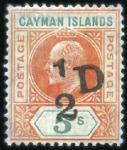 Stamp of Cayman Islands 1901-1966, Attractive mint collection on hingeless