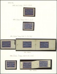 Stamp of Russia » Zemstvos Pereslav (Vladimir): 1873-81 Selection of 17, with