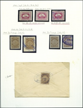 Stamp of Russia » Zemstvos Urzum (Vyatka): 1891-1911, Selection of 23 with un