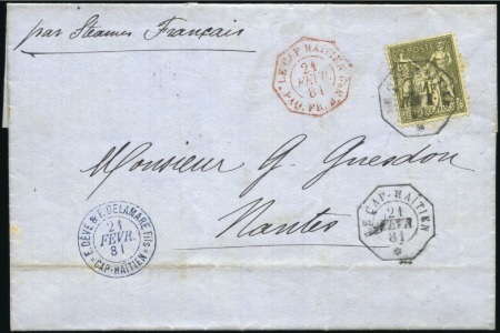 Stamp of Russia » Zemstvos Bogorodsk (Moscow): 1888 Re-used handmade envelope