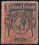 Stamp of Falkland Islands 1878-1966, Remarkable mint collection on set of hi