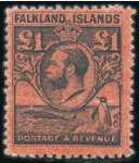 Stamp of Falkland Islands 1878-1966, Remarkable mint collection on set of hi