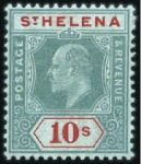 Stamp of St. Helena 1856-1968, Attractive mint & used collection on hi