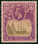 Stamp of St. Helena 1856-1968, Attractive mint & used collection on hi