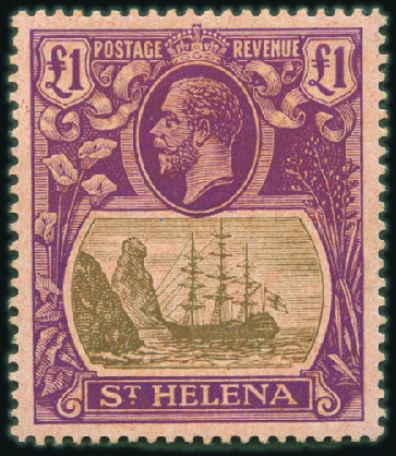 Stamp of St. Helena 1856-1968, Attractive mint & used collection on hi