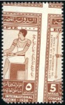 Stamp of Egypt 1928 Medical Congress set of two with oblique perf