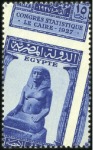 Stamp of Egypt 1927 Statistical Congress set of three with obliqu