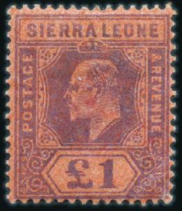 Stamp of Sierra Leone 1861-1956, Mint & used collection on hingeless pag