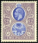 Stamp of Sierra Leone 1861-1956, Mint & used collection on hingeless pag