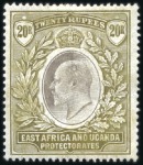 Stamp of Kenya, Uganda and Tanganyika » Kenya, Uganda and Tanganyika 1890-1960, British East Africa with Kenya, Uganda 