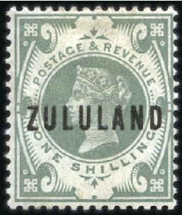 Stamp of South Africa » Zululand 1888-96, Mint collection on one album page, compri
