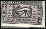 Stamp of Egypt 1937 Opthalmological Congress set of three with ob