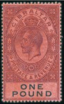 Stamp of Gibraltar 1886-1975, Virtually complete and practically all 