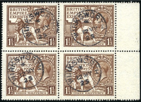 Stamp of Great Britain » King George V 1924 Empire Exhibition 1d and 1 1/2d in mint nh co