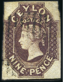 Stamp of Ceylon 1855-1947, Mint & used collection on hingeless pag