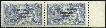 Stamp of Ireland 1922-23, Collection of varieties (mainly on the ov