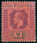 Stamp of Fiji 1871-1966, Mint & used collection mounted on set o
