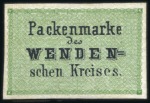 Stamp of Russia » Wenden 1863-1903, Collection including both "Päckchenmark