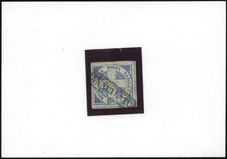 Stamp of Italian States » Naples 1860 1/2t Savoy Cross cancelled with boxed Annulla