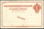 Stamp of Brazil 1887-1995 Postal Stationery: An extensive speciali