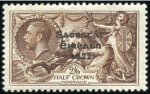 Stamp of Ireland 1935 Waterlow Re-Engraved Seahorses 2s6d, 5s and 1
