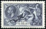 Stamp of Great Britain » King George V 1934 Waterlow Re-engraved Seahorses 2s6d, 5s and 1