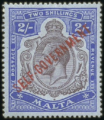 Stamp of Malta 1857-1978, Attractive basically complete mint & us