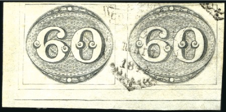 Stamp of Brazil PERNAMBUCO "Shiled" datestamp on fantastic 60r wor