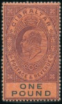 Stamp of Gibraltar 1880-1998, Virtually complete mint & used collecti