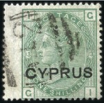 Stamp of Cyprus 1880-1960, Neat mint & used collection on pages, n