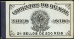 Stamp of Brazil 1908 1$300, 2$300 & 4$900, three booklets: two com