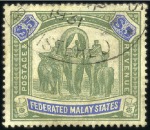 Stamp of Malaysia » Malaysian States 1869-1965, Attractive and valuable collection of M